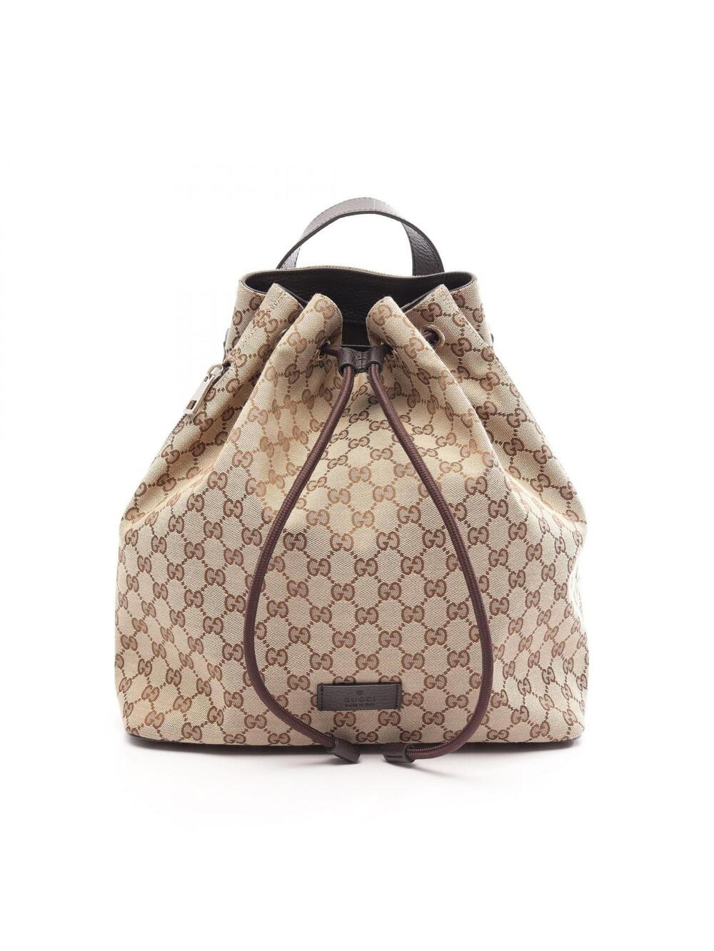 Gucci Gg Canvas Drawstring Rucksack #292221G12B
